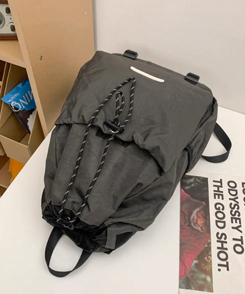 リュックサック ドローストリング 大容量 カジュアル ナイロン バックパック 男女兼用 おしゃれ 巾着リュックサック 旅行遠足 軽量バッグ アウトドア ストリート 88CXH-102